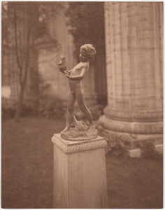 Frog Boy statue